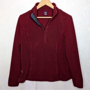 REI Snap up Pullover Fleece Sweater Size M
